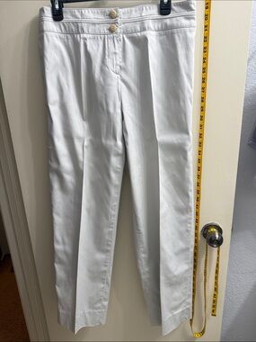 Armani Collection White Women's Tailored Trousers